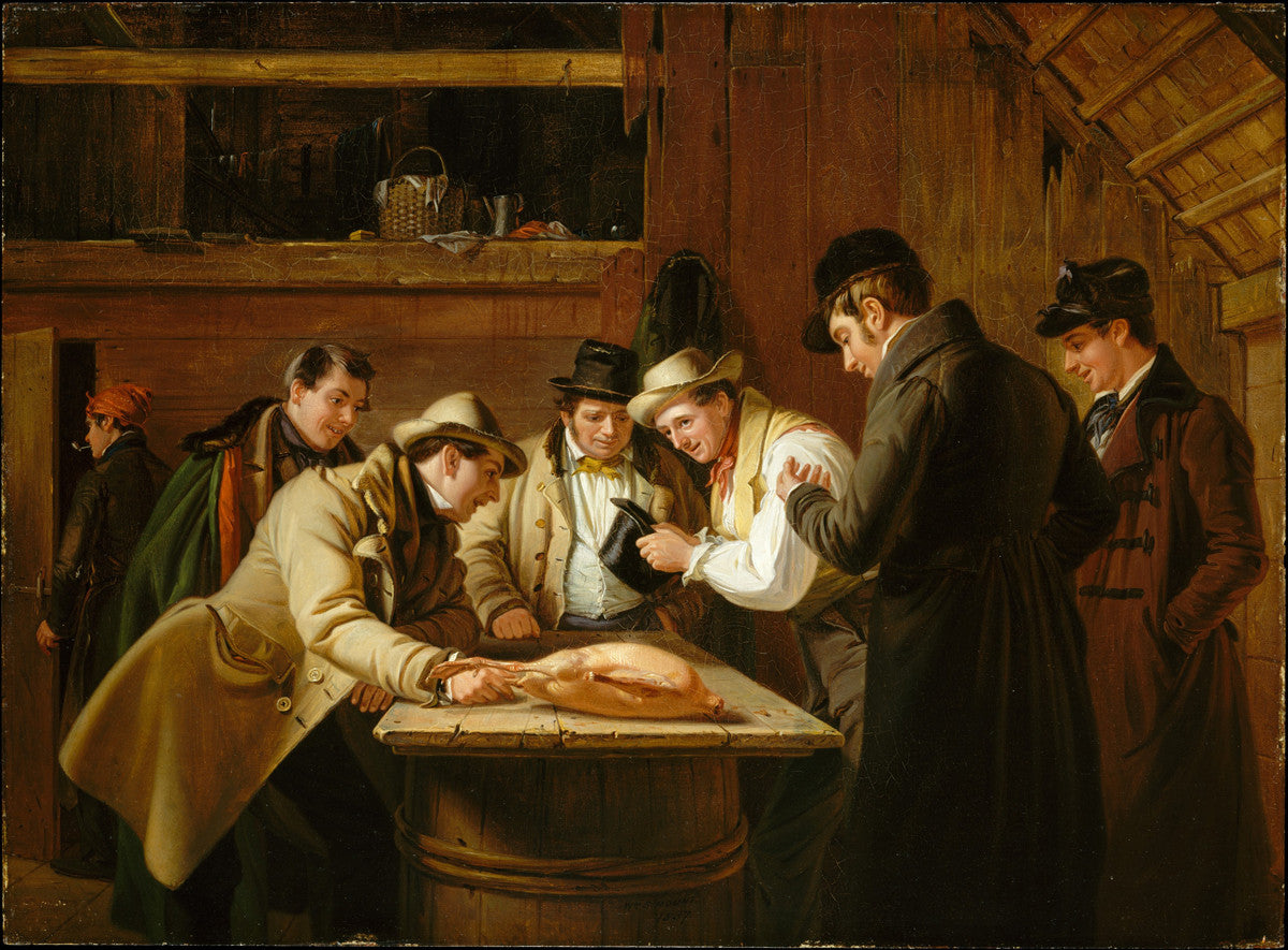 William Sidney Mount - The Raffle (Raffling for the Goose)