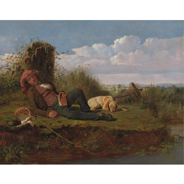 William Tylee Ranney - The Lazy Fisherman