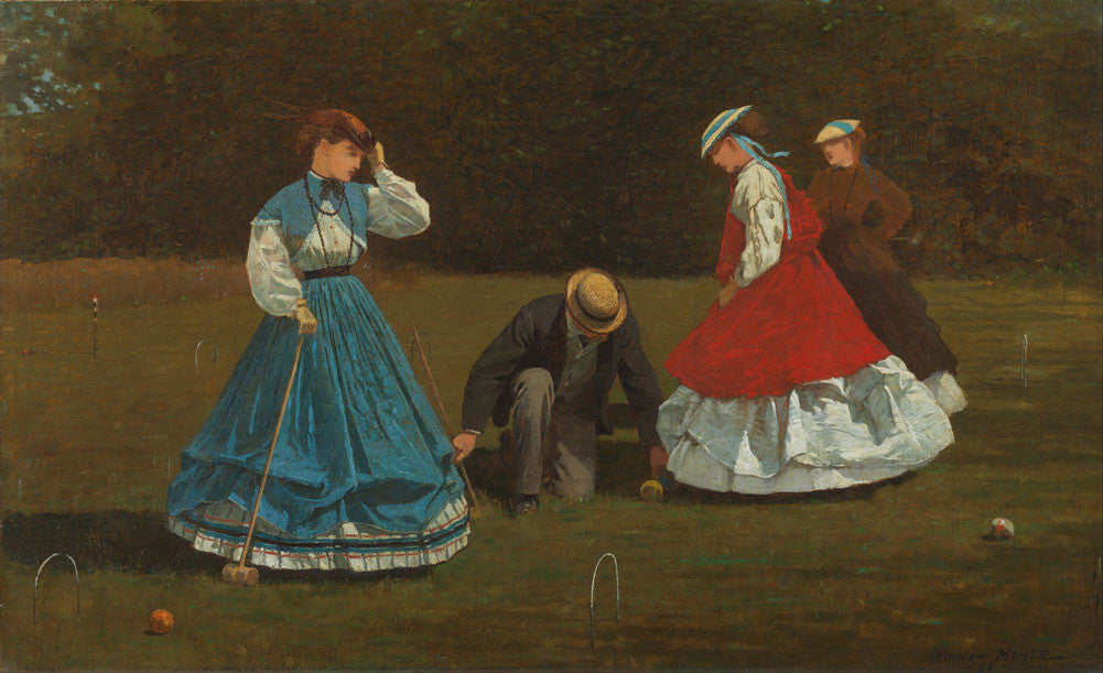 Winslow Homer - Croquet Scene