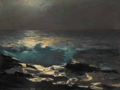 Winslow Homer - Moonlight Wood Island Light