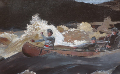 Winslow Homer - Shooting the Rapids Saguenay River