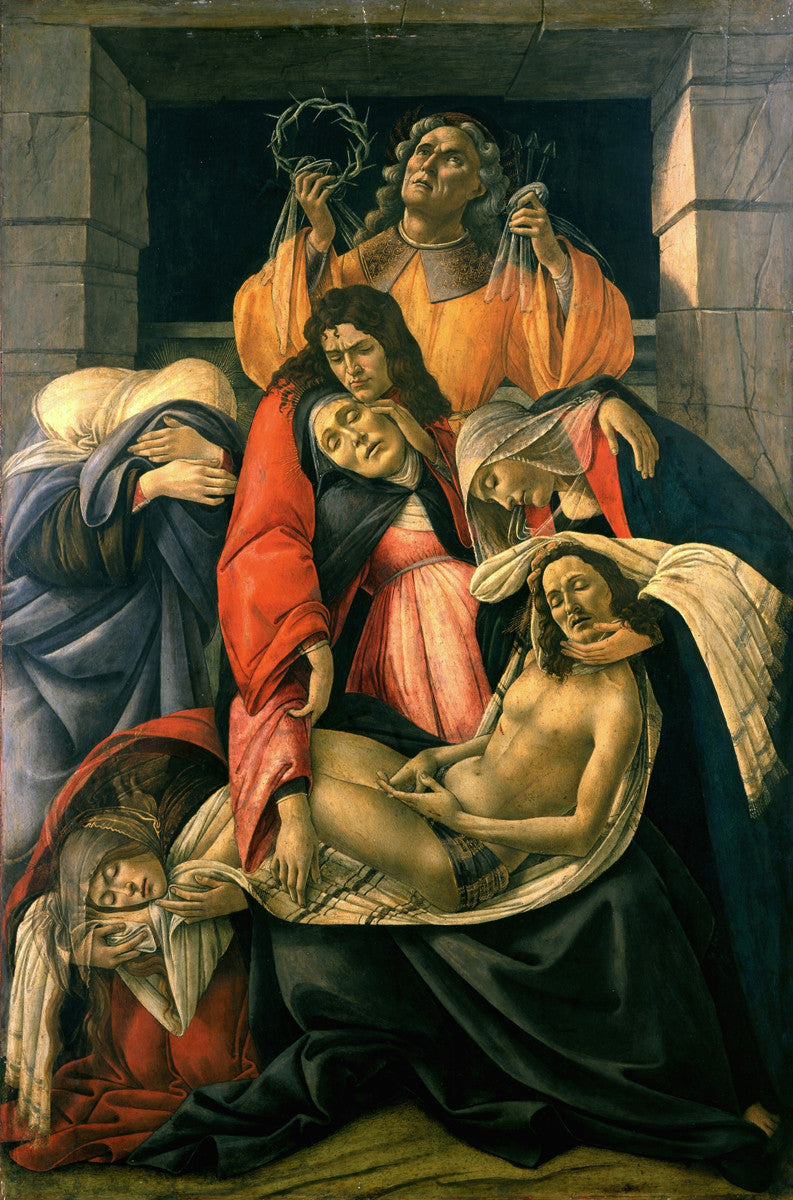 Sandro Botticelli - Lamentation over the Dead Christ